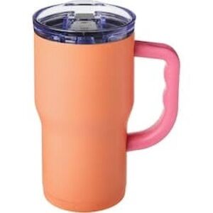 Orange Tumbler with Pink Handle - MANY COLOURS AVAILABLE! 💋 NEW!